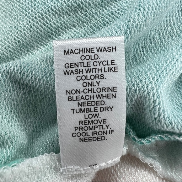 Small Live Well White Colorblock Ombré Tie Dye Short Sleeve Shirt Oversized - Picture 10 of 10